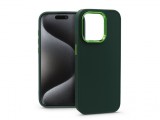 Haffner Apple iPhone 15 Pro szilikon hátlap - Frame - zöld