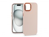 Haffner Apple iPhone 15 szilikon hátlap - Frame - rózsaszín