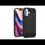 Haffner Apple iPhone 16 Plus szilikon hátlap - Carbon - fekete (HF782457)