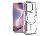 Haffner Apple iPhone 16 Pro szilikon hátlap - Anti Shock MagSafe - átlátszó