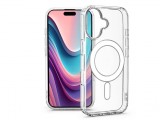 Haffner Apple iPhone 16 szilikon hátlap - Anti Shock MagSafe - átlátszó