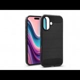 Haffner Apple iPhone 16 szilikon hátlap - Carbon - fekete (HF782433)
