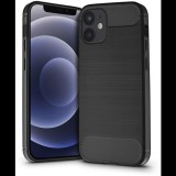 Haffner Carbon Apple iPhone 12 Pro Max szilikon tok fekete (PT-5836) (PT-5836)