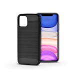 Haffner Carbon szilikon tok - Apple iPhone 11 - fekete
