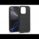 Haffner Carbon szilikon tok - Apple iPhone 16 Pro - fekete (HF304309)