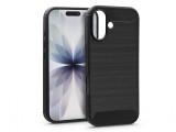 Haffner Carbon szilikon tok - Apple iPhone 17 - fekete