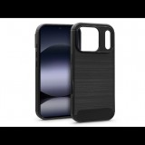 Haffner Carbon szilikon tok - Apple iPhone 17 Pro - fekete (HF554174)