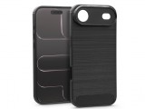 Haffner Carbon szilikon tok - Apple iPhone Air - fekete