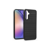Haffner Carbon szilikon tok - Samsung SM-A546 Galaxy A54 5G - fekete