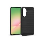 Haffner Carbon szilikon tok - Samsung SM-A576B Galaxy A57 5G - fekete
