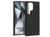 Haffner Carbon szilikon tok - Samsung SM-S928 Galaxy S24 Ultra - fekete