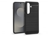 Haffner Carbon szilikon tok - Samsung SM-S942 Galaxy S26 - fekete