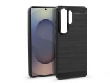Haffner Carbon szilikon tok - Samsung SM-S947 Galaxy S26 Ultra - fekete
