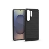 Haffner Carbon szilikon tok - Samsung SM-S947 Galaxy S26 Ultra - fekete