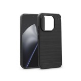 Haffner Carbon szilikon tok - Xiaomi 15T - fekete