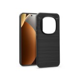 Haffner Carbon szilikon tok - Xiaomi Redmi Note 15 Pro 5G - fekete