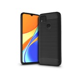 Haffner Carbon szilikon tok - Xiaomi Redmi Xiaomi Redmi 9C - fekete