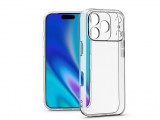 Haffner Clear Case kameravédős szilikon tok - Apple iPhone 17 Pro - átlátszó
