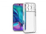 Haffner Clear Case kameravédős szilikon tok - Apple iPhone 17 Pro Max - átlátszó