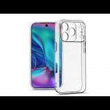 Haffner Clear Case kameravédős szilikon tok - Apple iPhone 17 Pro Max - átlátszó (HF407192)