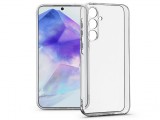 Haffner Clear Case kameravédős szilikon tok - Samsung SM-A556 Galaxy A55 5G - átlátszó