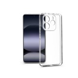 Haffner Clear Case kameravédős szilikon tok - Xiaomi Redmi Note 14 5G - átlátszó
