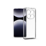 Haffner Clear Case kameravédős szilikon tok - Xiaomi Redmi Note 14 Pro 5G/Note 14 Pro+ 5G - átlátszó