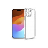 Haffner Clear Case szilikon tok - Apple iPhone 15 Plus - átlátszó