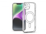 Haffner Clear Mag Cover kameravédős szilikon tok - Apple iPhone 14 - átlátszó