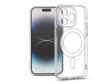 Haffner Clear Mag Cover kameravédős szilikon tok - Apple iPhone 14 Pro - átlátszó