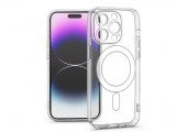 Haffner Clear Mag Cover kameravédős szilikon tok - Apple iPhone 14 Pro Max - átlátszó