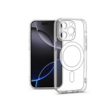 Haffner Clear Mag Cover kameravédős szilikon tok - Apple iPhone 16 Pro - átlátszó