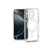 Haffner Clear Mag Cover kameravédős szilikon tok - Apple iPhone 16 Pro Max - átlátszó