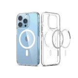 Haffner Clear Mag Cover szilikon tok - Apple iPhone 14 Pro Max - átlátszó