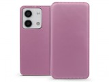 Haffner Dual Pocket Flip bőrtok - Xiaomi Redmi Note 13 5G - rózsaszín