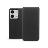 Haffner Dual Pocket Flip oldalra nyíló tok - Xiaomi Redmi Note 13 5G - fekete