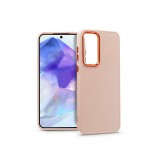 Haffner Frame szilikon tok - Samsung SM-A556 Galaxy A55 5G - pink