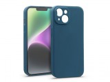 Haffner Matt szilikon tok - Apple iPhone 14 - kék