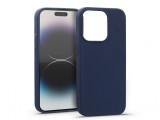 Haffner Matt szilikon tok - Apple iPhone 14 Pro - kék