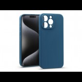 Haffner Matt szilikon tok - Apple iPhone 15 Pro Max - kék (HF213182)