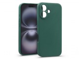Haffner Matt szilikon tok - Apple iPhone 16 - zöld