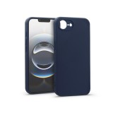 Haffner Matt szilikon tok - Apple iPhone 16e/17e - kék
