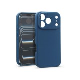 Haffner Matt szilikon tok - Apple iPhone 17 Pro - kék