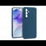 Haffner Matt szilikon tok - Samsung Galaxy A55 5G - kék (HF271977)