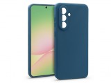 Haffner Matt szilikon tok - Samsung Galaxy A56 5G - kék