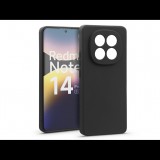 Haffner Matt szilikon tok - Xiaomi Redmi Note 14 Pro Plus 5G - fekete (HF366154)