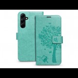 Haffner Mezzo Book Flip bőrtok - Samsung SM-A546 Galaxy A54 5G - zöld fa (PT-6646)