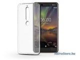 Haffner Nokia 6 (2018) szilikon hátlap - Ultra Slim 0,3 mm - transparent PT-4569