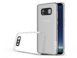 Haffner Samsung G955F Galaxy S8 Plus szilikon hátlap - Soft Slim 0,5 mm - átlátszó