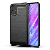 Haffner Samsung G980F Galaxy S20 szilikon hátlap - Carbon - fekete